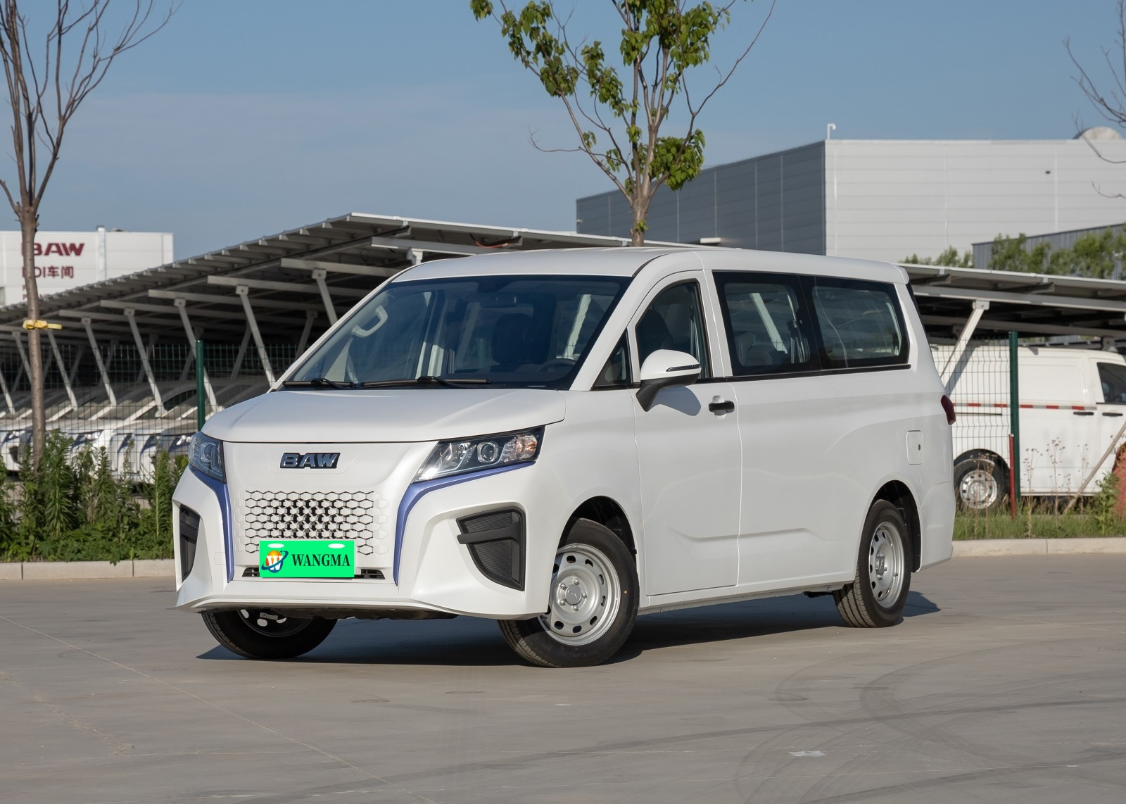 Cars electric BeiQi BAW Made by BAIC WangPai M7 ev MPV pure electric